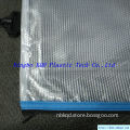 Transparent Mesh Zipper PVC Documents Pouch/ File Folder